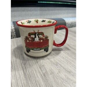 Holiday Pioneer Woman Stoneware Fa la la la la Coffee Mug 16oz